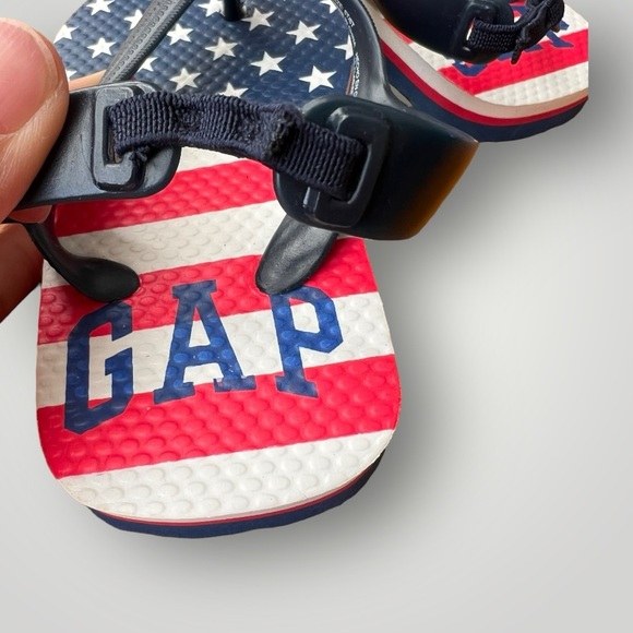 Unisex Children 5T/6T GAP Flip Flops American Flag New Without Tag - Picture 7 of 12